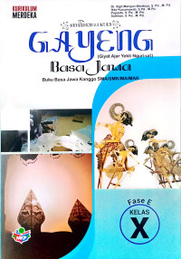 Image of GAYENG BASA JAWA KANGGO SMA FASE E KELAS X